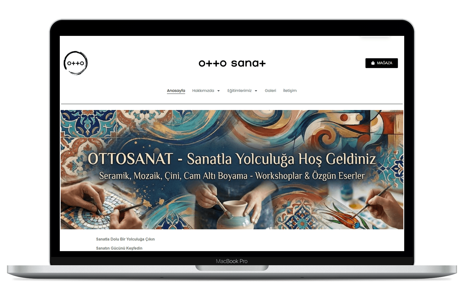Ottosanat web tasarım projesi - Sosyaluzman