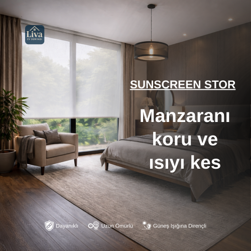 Liva Ev Dünyası plise perde banner tasarımı - Sosyaluzman Dijital Ajans